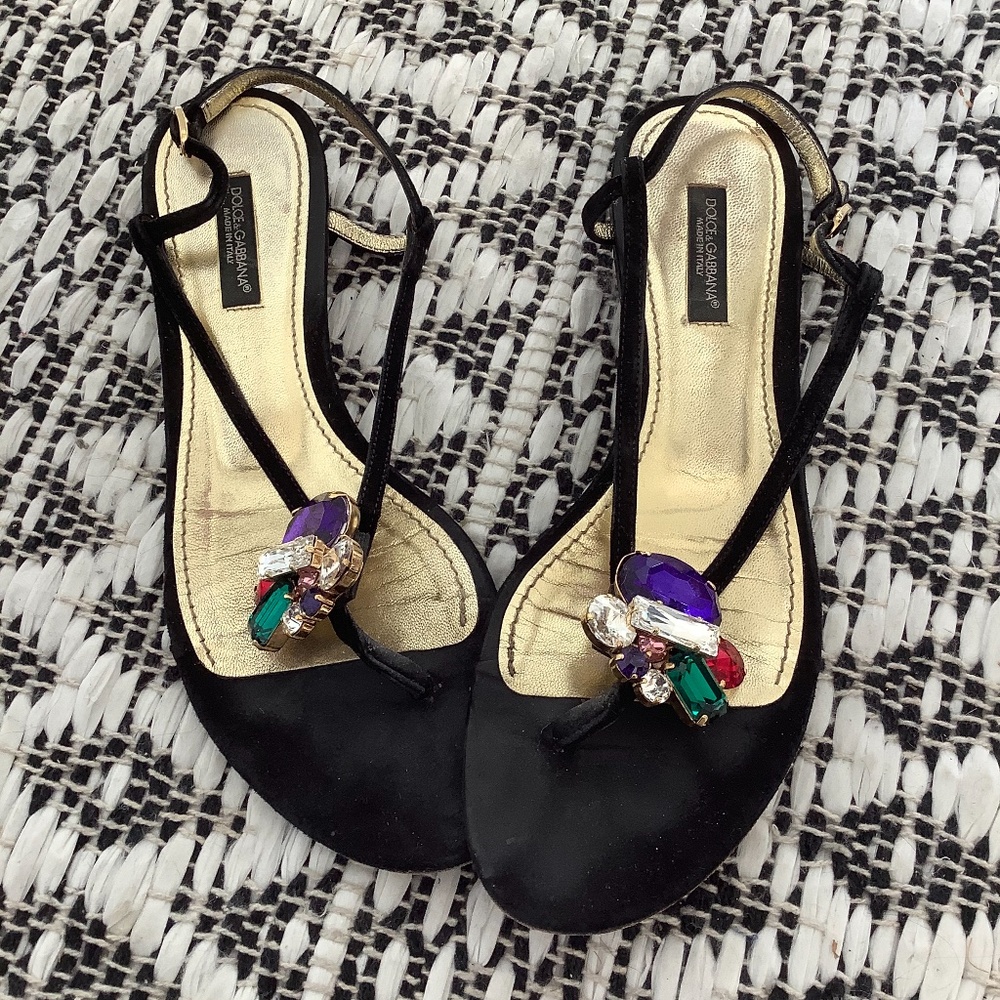 Dolce Gabbana Jewel heels 6.5